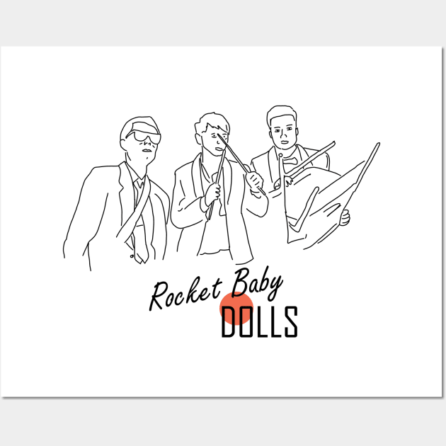 rocket baby dolls Wall Art by fabsgivens 